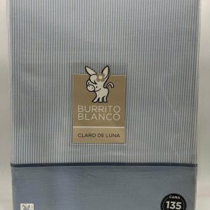 juego de sabanas azul burrito blanco