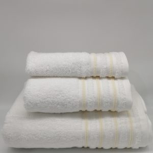 Juego de toallas Blanco 100% algodón