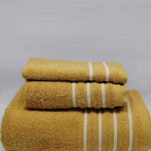 Juego de toallas Amarillo mostaza