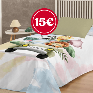colcha bouti infantil animales