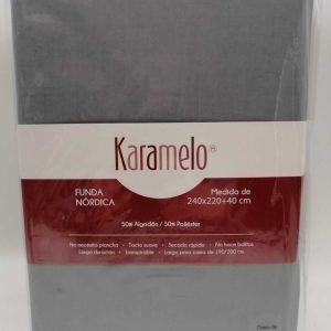 Funda Nórdica Karamelo Gris Marengo muy funcional y versatil