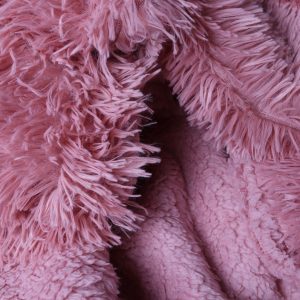 Manta Sherpa Rosa Flou