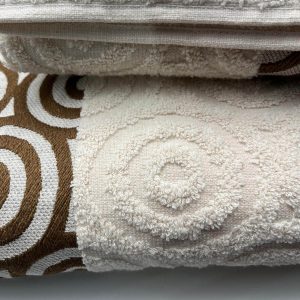 Toallas Baño Algodón Beige