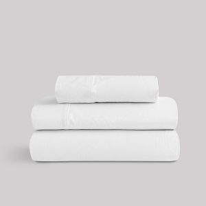 Juego Sábanas Blanco Karamelo