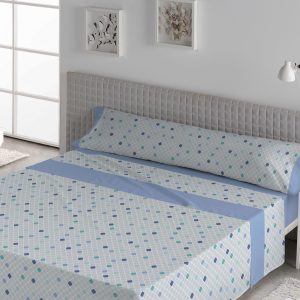 Juego Sábanas Karamelo TULUM Azul