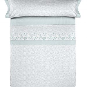 Juego Sábanas Pierre Cardin Sena Aguamarina