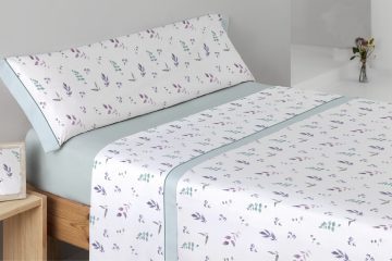 Juego Sábanas Dalia Agua