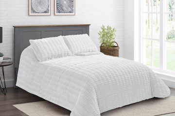 Edredón Sherpa Karamelo Ada Blanco