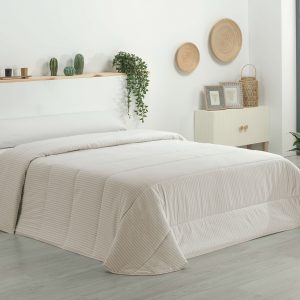 Edredón Nórdico de Franela beige