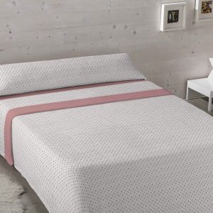 Juego Sábanas Coralina Karamelo Evania Coral