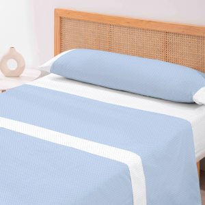 Juego Sábanas Karamelo Alana azul