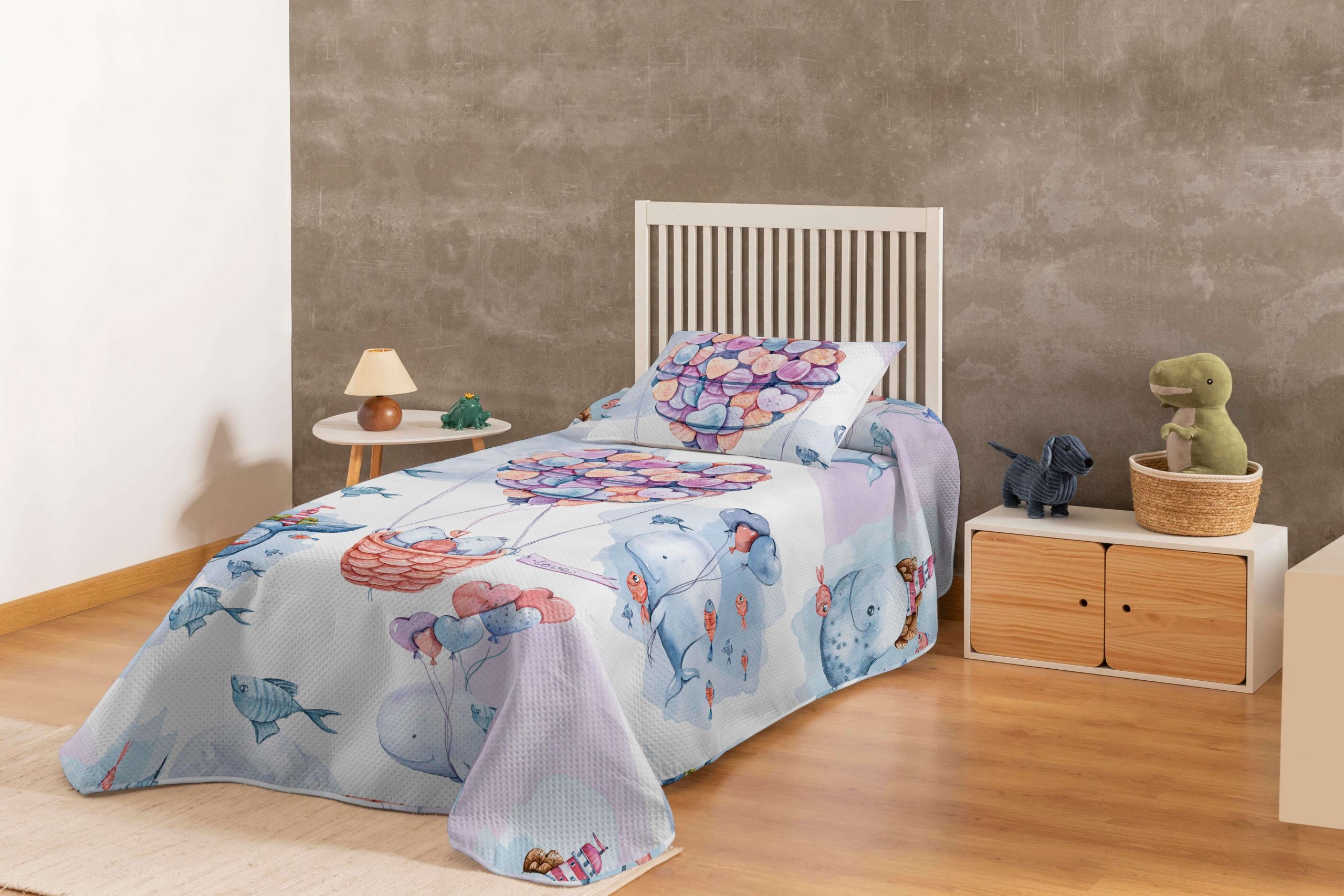 Colcha Bouti Infantil Karamelo Hearts