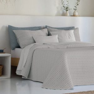 Colcha Bouti Barga Gris Perla