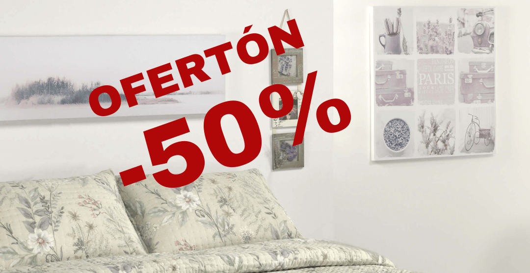 Edredón nórdico Samanta bicolor al 50 % en la tienda Lar Textil de Logroño