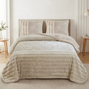 Edredón Sherpa Flor C/1 Pierre Cardín
