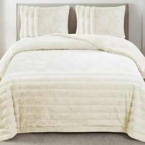 Edredón Sherpa Flor Pierre Cardín C/0